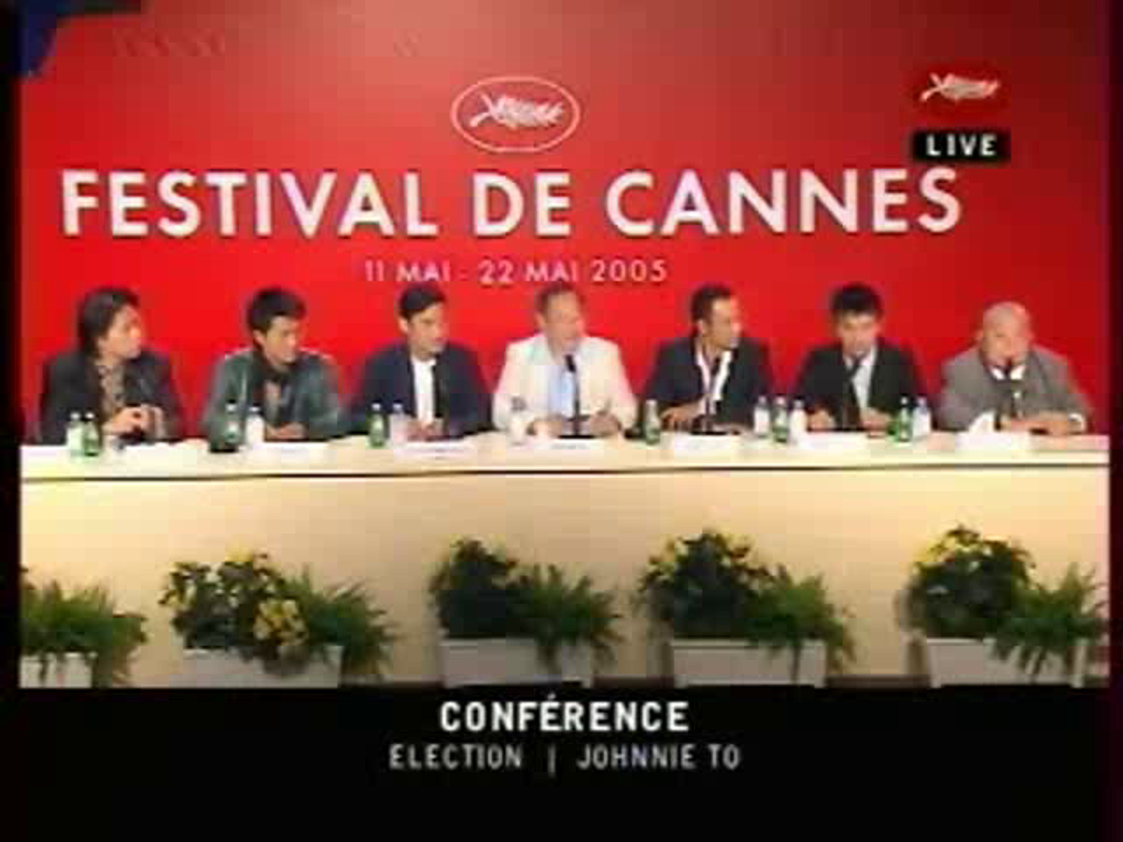 Press conference Election Festival de Cannes