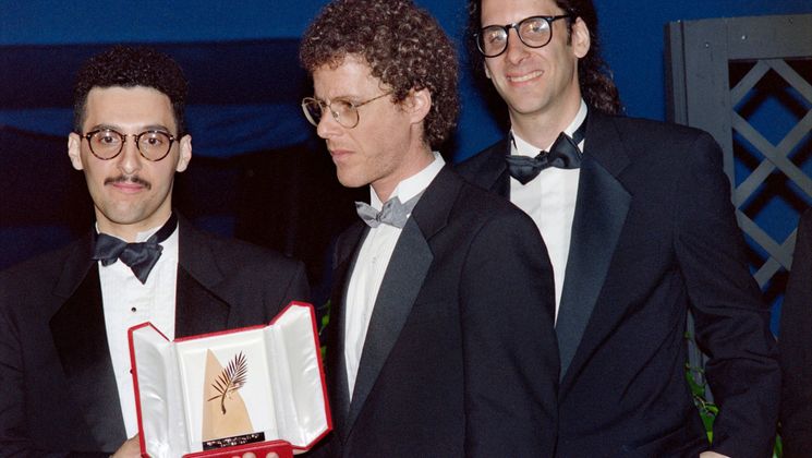 John Turturro, Ethan Cohen & Joel Coen - Barton Fink, 1991 © Mario Goldman / AFP
