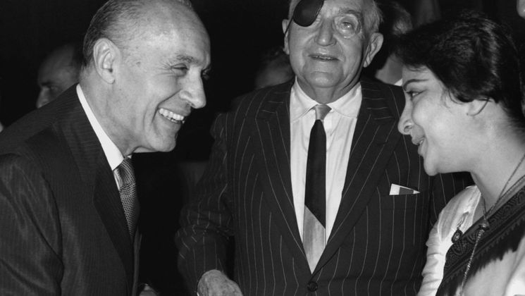 Charles Boyer, Membre du Jury des Longs métrages, Fritz Lang, Président du Jury des Longs métrages © AFP