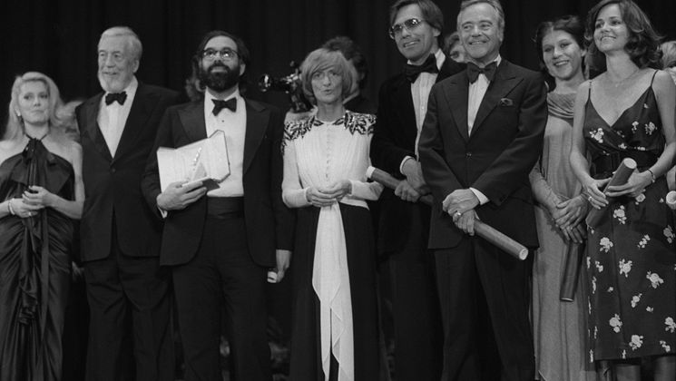 Catherine Deneuve, John Huston, Francis Ford Coppola, Françoise Sagan, Jack Lemmon, Eva Mattes, Sally Fied © Ralph Gatti / AFP