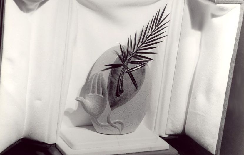 La Palme réalisée à partir d’un dessin de Lucienne Lazon © DR