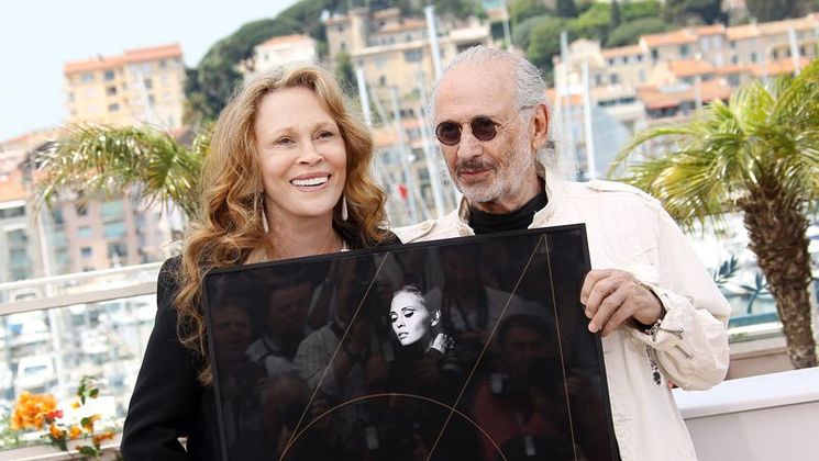 Faye Dunaway, Jerry Schatzberg - Photocall - Puzzle of a Downfall Child © AFP