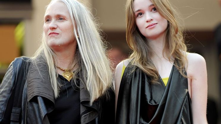 Jane Campion and her daughter Alice - Red Steps © AFP