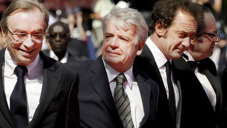 Michel Seydoux, Alain Cavalier, Vincent Lindon - Red Steps - Pater © AFP