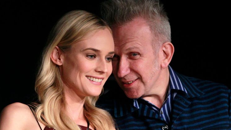 Diane Kruger and Jean-Paul Gaultier