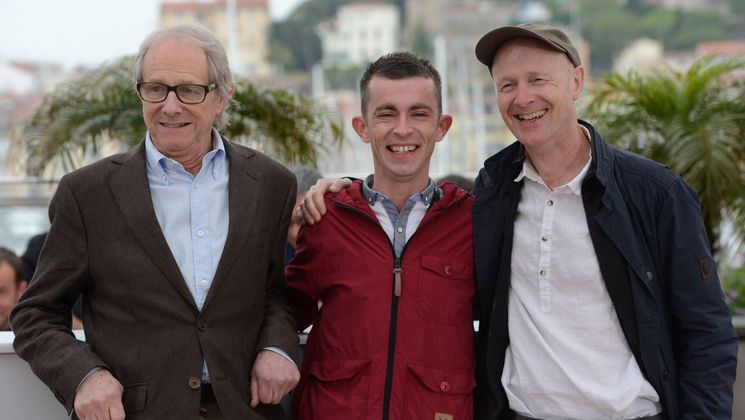 Ken Loach, Paul Brannigan, Paul Laverty - Photocall - The Angels' Share © AFP