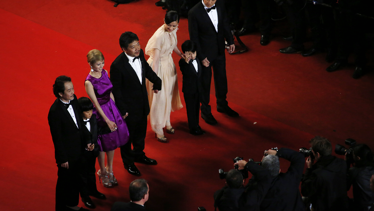 Film cast - Red carpet - Soshite Chichi Ni Naru (Like Father, Like Son) © AFP