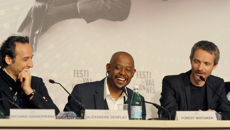 Alexandre Desplat, Forest Whitaker and Jérôme Salle - Press conference - Zulu © FDC / L. Otto-Bruc
