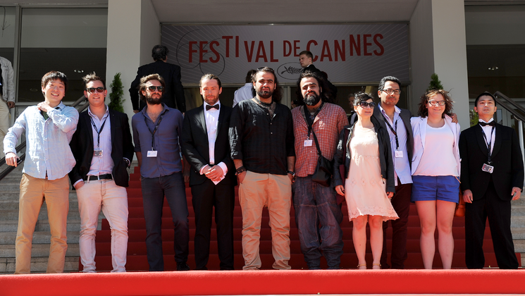 Directors of Short Films in Competition - Red carpet © FDC / L. Otto-Bruc