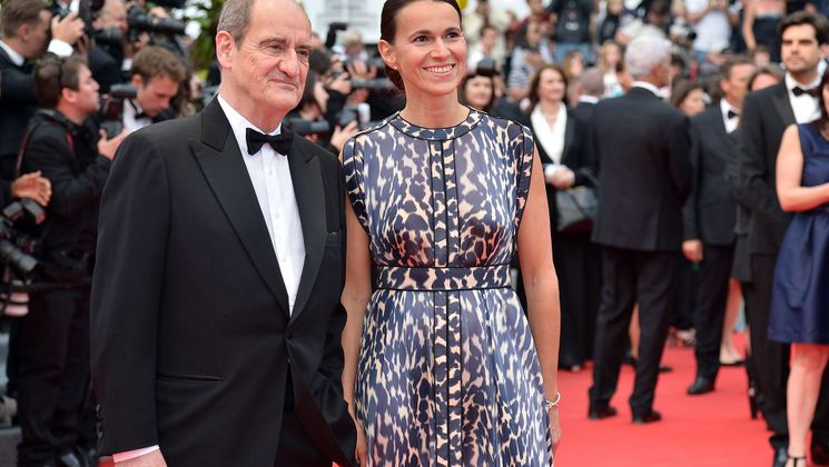 Pierre Lescure and Aurélie Filippetti - Red carpet © AFP