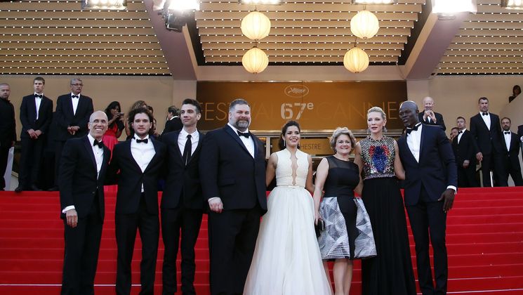 Film cast - Red carpet - How to Train Your Dragon 2 © AFP