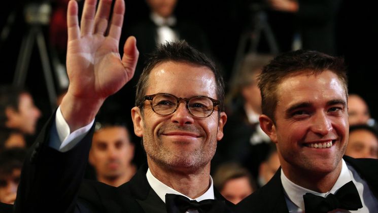 Guy Pearce and Robert Pattinson - Red carpet - The Rover © AFP / L. Venance