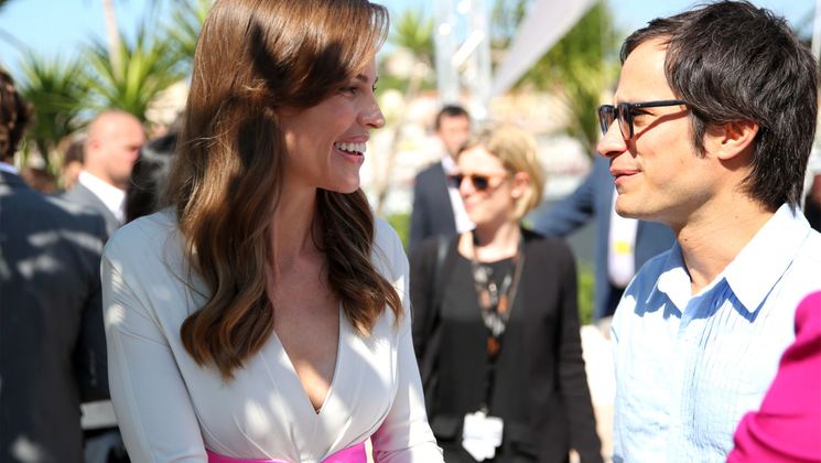 Hilary Swank and Gael García Bernal, Member of the Feature Films Jury - Path - The Homesman © FDC / G. Lassus-Dessus