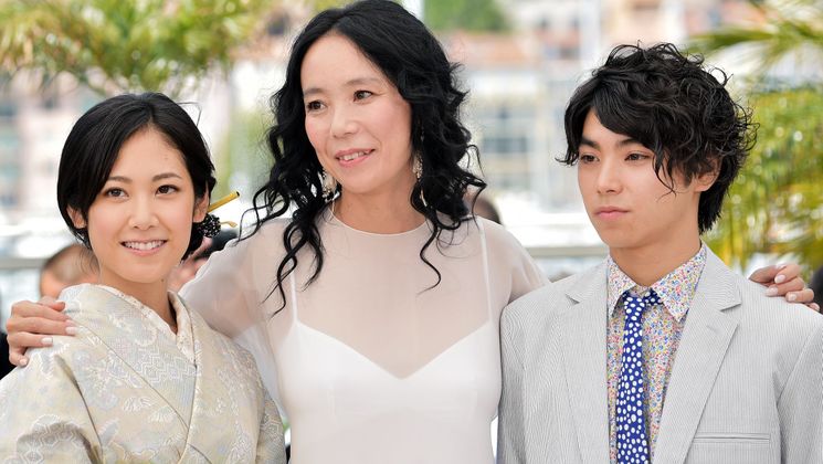 Jun Yoshinaga, Naomi Kawase et Nijiro Murakami - Photocall - Futatsume no mado © AFP / B. Langlois