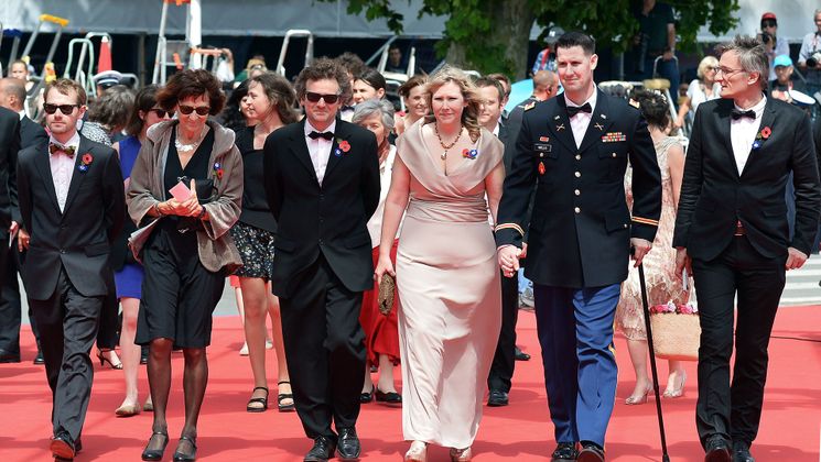 Film cast - Red carpet - Of War and Men © AFP / A. Pizzoli