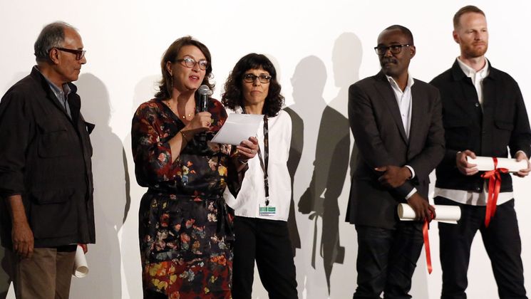 Membres du Jury de la Cinéfondation et des Courts métrages - Palmarès Cinéfondation - Remise de Prix © FDC / K. Vygrivach