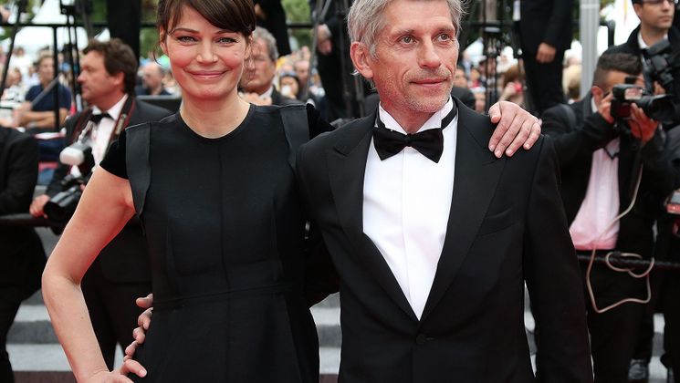 Marianne Denicourt and Jacques Gamblin - Red carpet - Jimmy's Hall © AFP / L. Venance