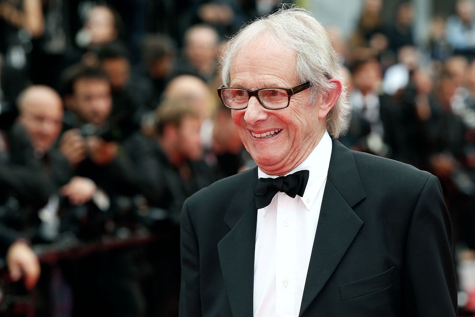 Ken Loach - Red carpet - Jimmy's Hall - Festival de Cannes