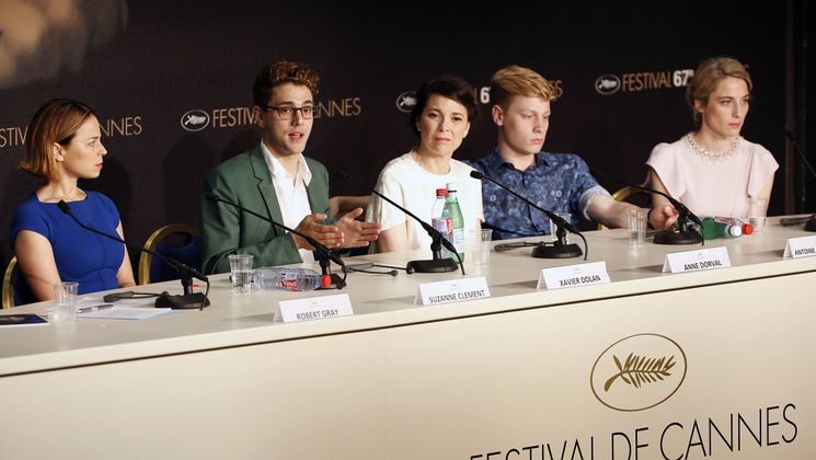 Film cast - Press conference - Mommy © FDC / M. Petit