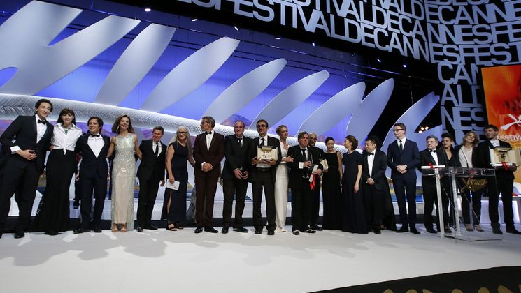 The winners - Awards Ceremony © AFP / V. Hache
