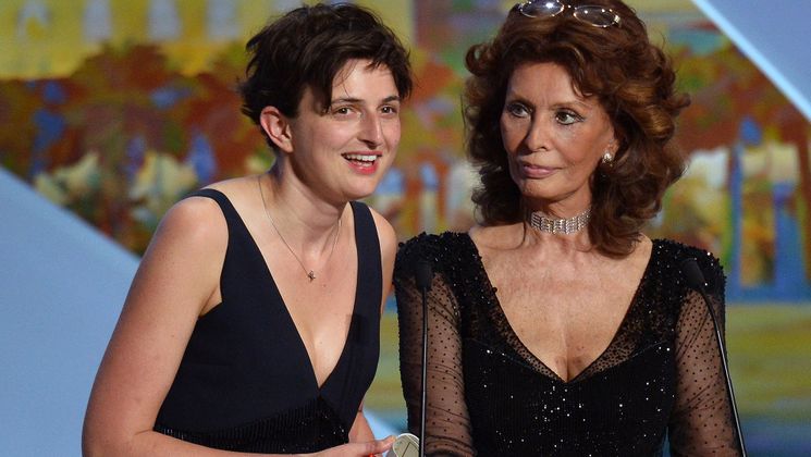 Alice Rohrwacher et Sophia Loren - Grand Prix - Le Meraviglie (Les Merveilles) © AFP / A. Pizzoli
