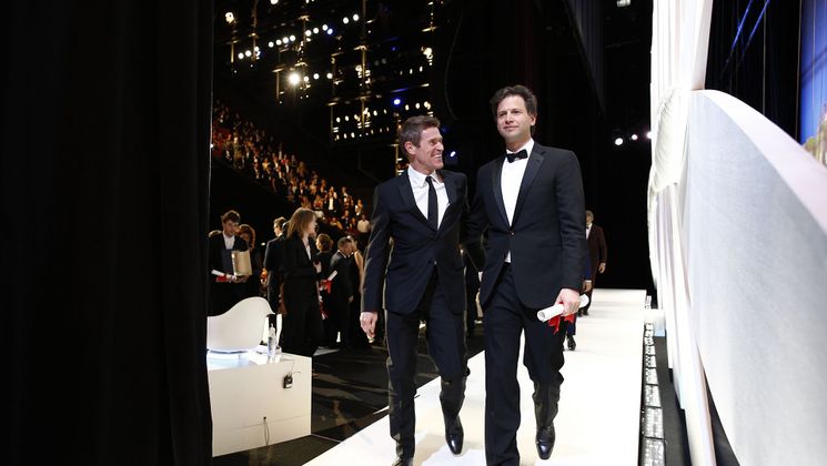 Willem Dafoe and Bennett Miller - Behind the scenes - Awards ceremony © FDC / C. Duchene