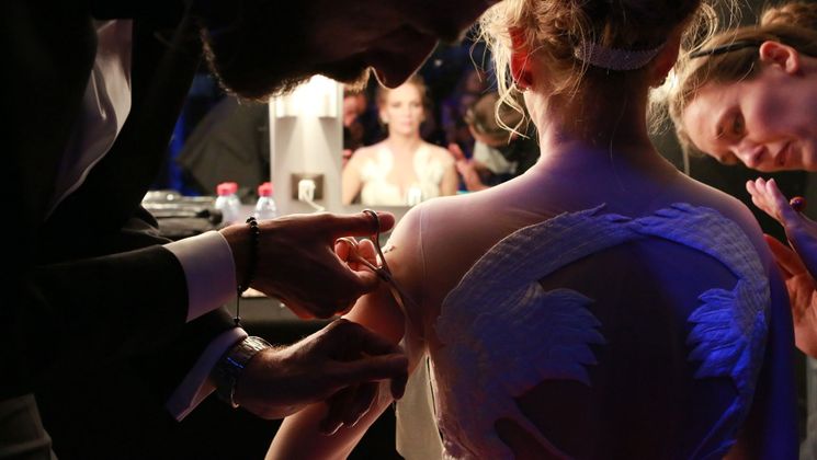 Uma Thurman - Behind the scenes - Awards ceremony © FDC / G. Lassus-Dessus