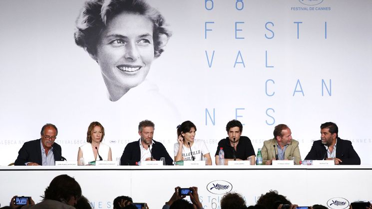 Film crew - Press conference - Mon roi © FDC / Cyril Duchene