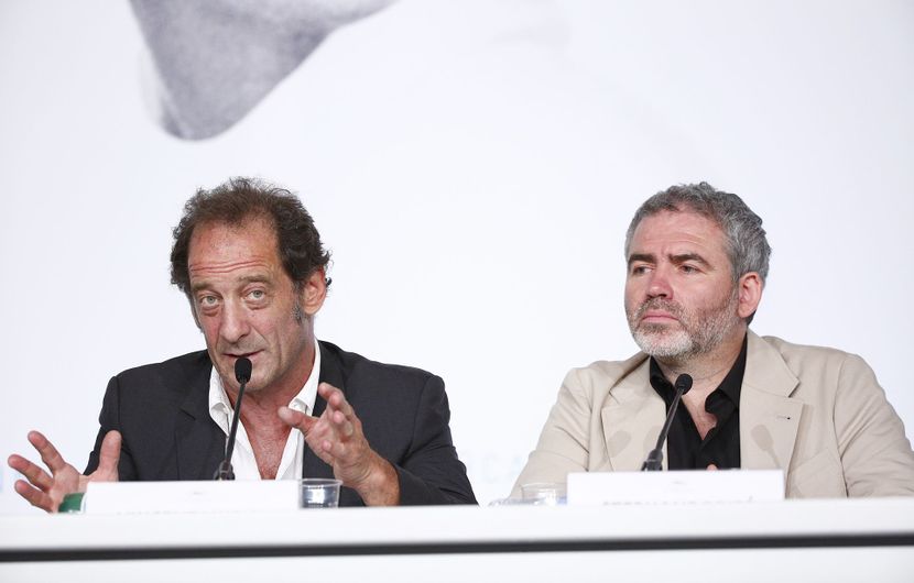 Film crew - Press conference - La Loi du marché © FDC / Cyril Duchene