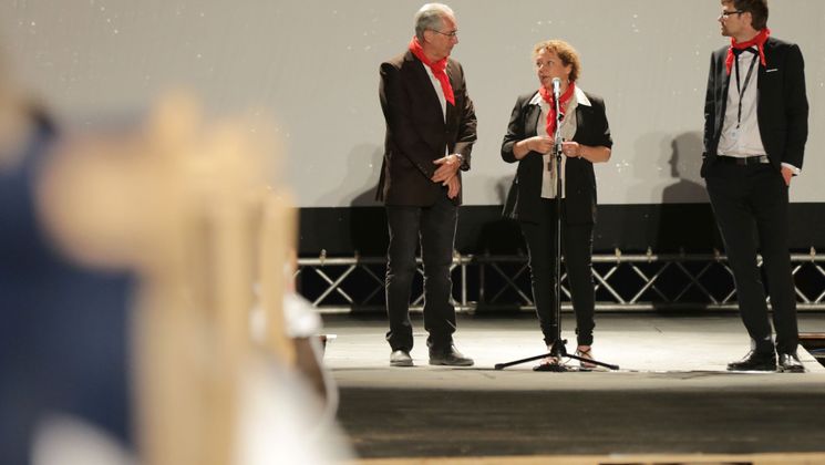 Gérard Camy, Anne-Laure Brénéol, Lars Karlson - Presentation - Joe Hill © FDC / Mathilde Petit