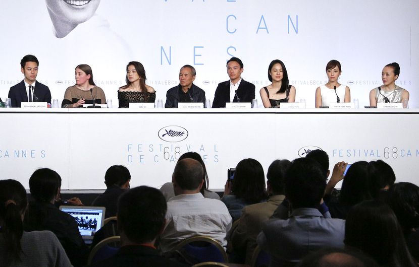 Film crew - Press conference - Nie Yinniang (The Assassin) © FDC / Mathilde Petit
