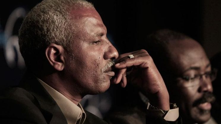 Youssouf Djaoro, Mahamat-Saleh Haroun - Conférence de presse - Un Homme qui crie © FIF/Thibaud Morin