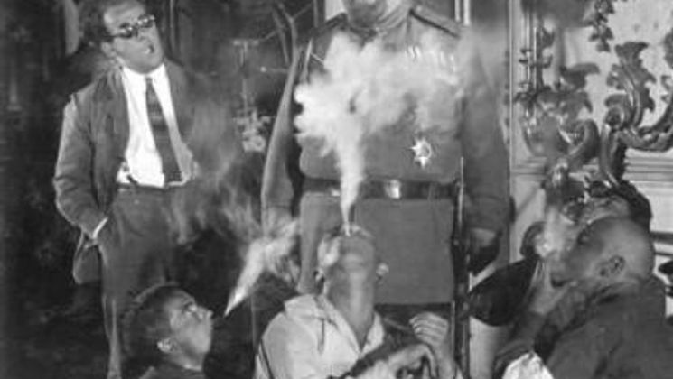 Eisenstein during the shooting of Strike