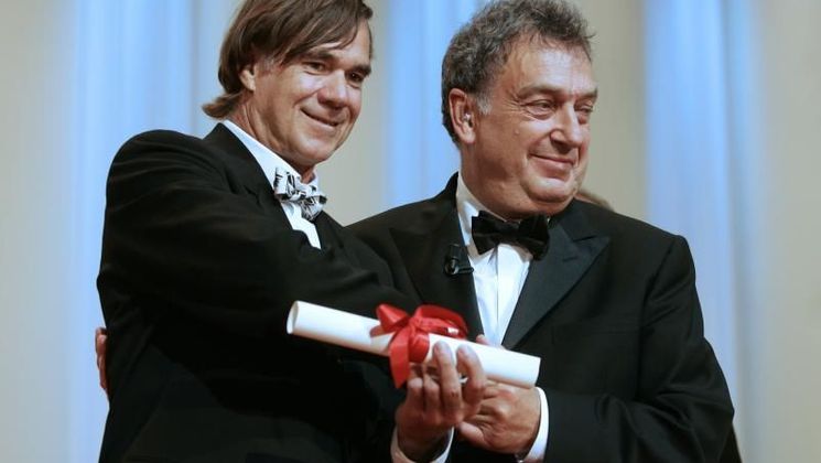 Stephen Frears, Gus Van Sant - Prix du 60ème Festival © AFP
