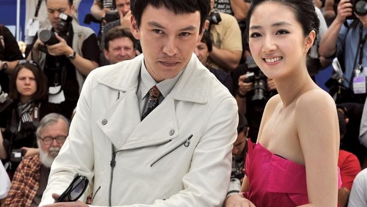 Chang Chen et Kwai Lun-Mei, Photocall du film Ting che   © AFP