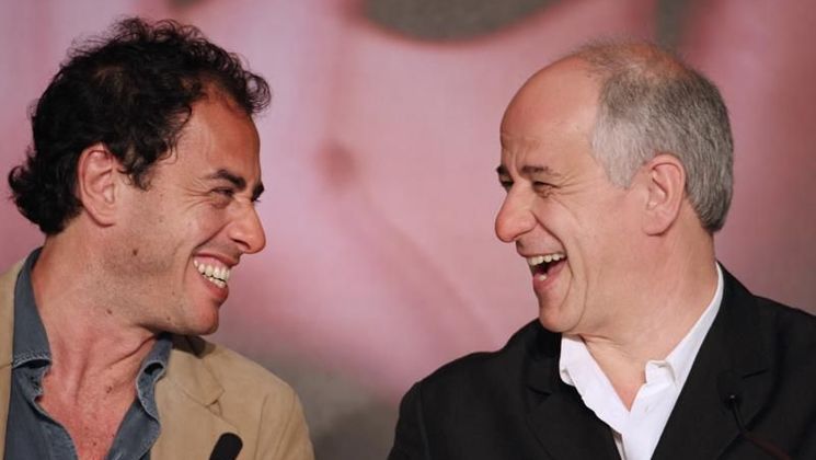 Matteo Garonne and Toni Servillo,  Gomorra's Press Conference © AFP