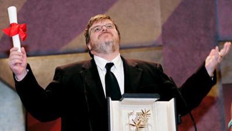 Conférence de presse des lauréats : Michael Moore
