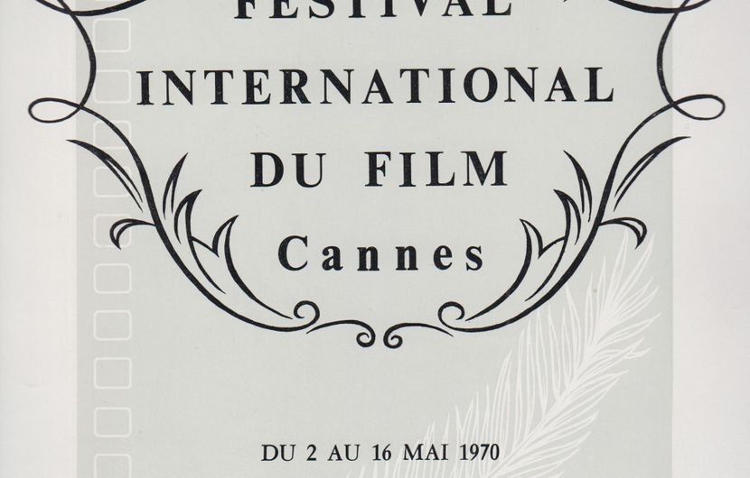 The official programme of the 1970 Festival: fountain pen Palme and arabesque Palmes. © FDC