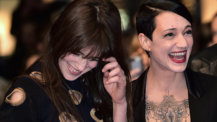 Charlotte Gainsbourg and Asia Argento © AFP / BL