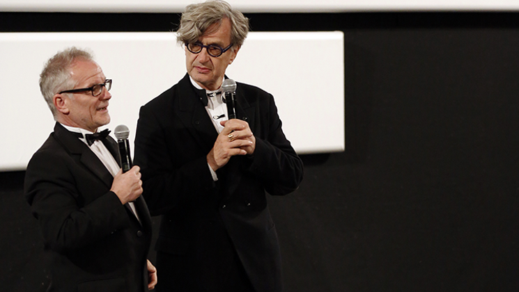 Thierry Frémaux et Wim Wenders © FDC / KV