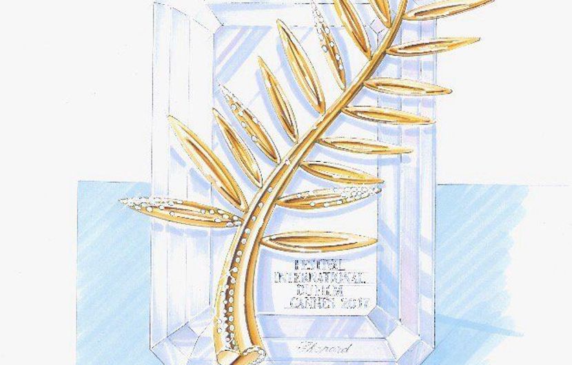 Drawing of the Palme d'Or for the 70th Festival de Cannes © Chopard