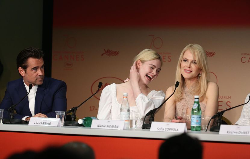 Colin Farrell, Elle Fanning et Nicole Kidman - The Beguiled (Les Proies) © Mathilde Petit / FDC