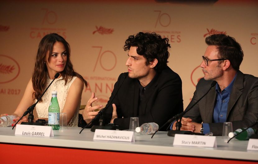 Bérénice Béjo, Louis Garrel and Michel Hazanavicius - Le Redoutable (Redoutable) © Christophe Bouillon / FDC