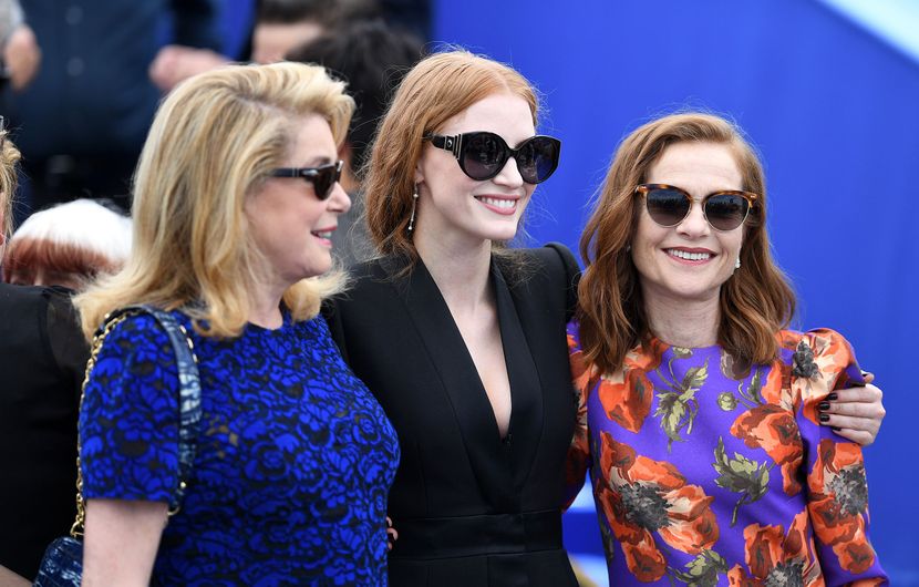 Catherine Deneuve, Jessica Chastain and Isabelle Huppert - Photocall for the 70th Anniversary © Pascal Le Segretain / Getty Images