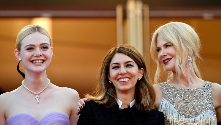 Elle Fanning, Sofia Coppola et Nicole Kidman - The Beguiled (Les Proies) © Alberto Pizzoli / AFP