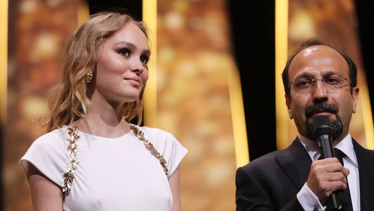 Lily-Rose Depp and Asghar Farhadi -  Opening Ceremony © Valery Hache / AFP