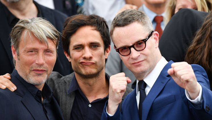 Mads Mikkelsen,Gael Garcia Bernal and Nicolas Winding Refn - Photocall for the 70th Anniversary © Alberto Pizzoli / AFP