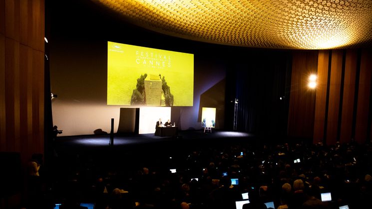 Conférence de presse 2016 - Pierre Lescure & Thierry Frémaux © FDC / Olivier Vigerie