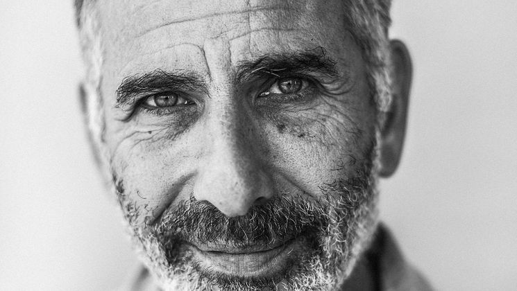 Un portrait de Shai Avivi, un acteur Israélien très sympa et très charismatique avec qui nous avons discuté de l'ancienneté de l'hébreu. © François Berthier / Getty Images