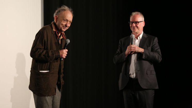 Frederick Wiseman and Thierry Frémaux - Hospital © Thomas Leibreich / FDC